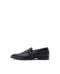 Rare Rabbit Men's Plaza Pro Black Slip-On Genuine Leather Slip-On Loafer