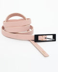 Rareism Women Captcha Dusky Pink Solid Leather Belt