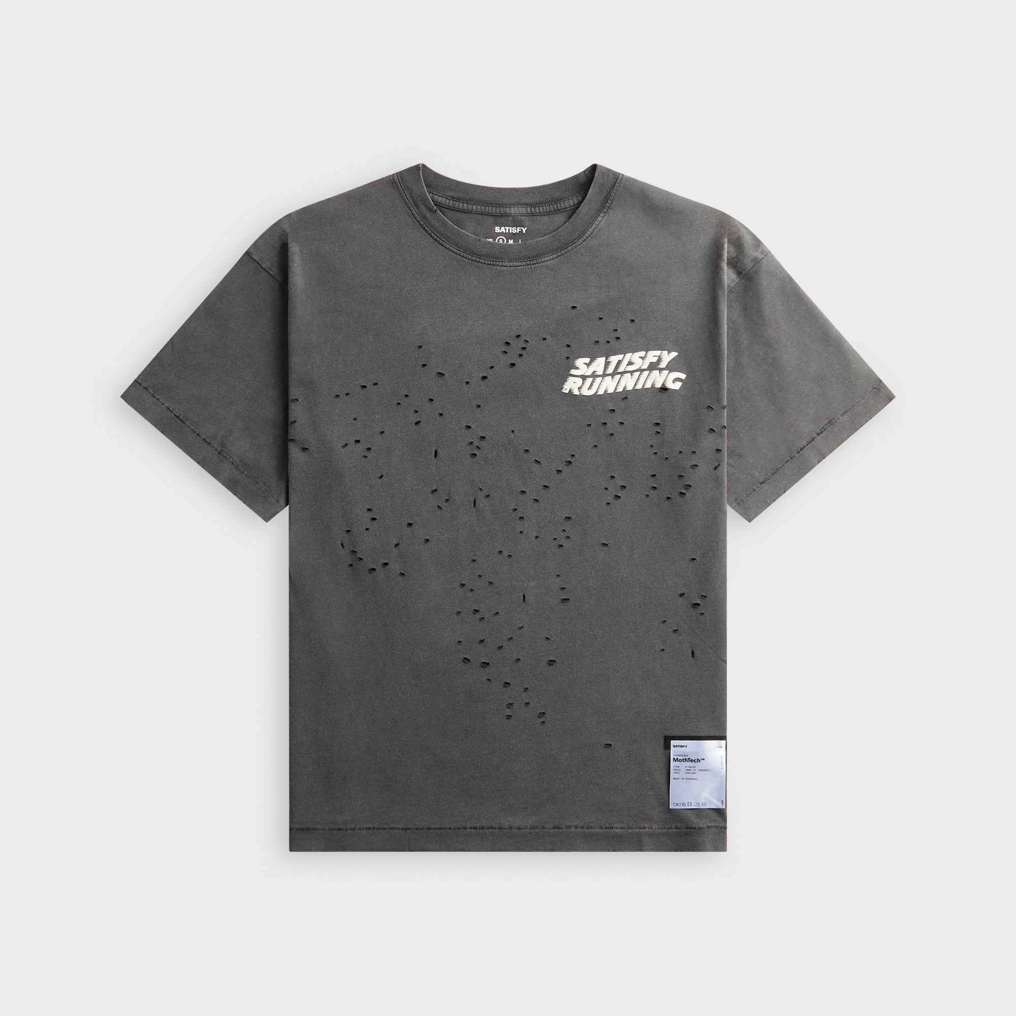 Satisfy MothTech™ Tee - Aged Black