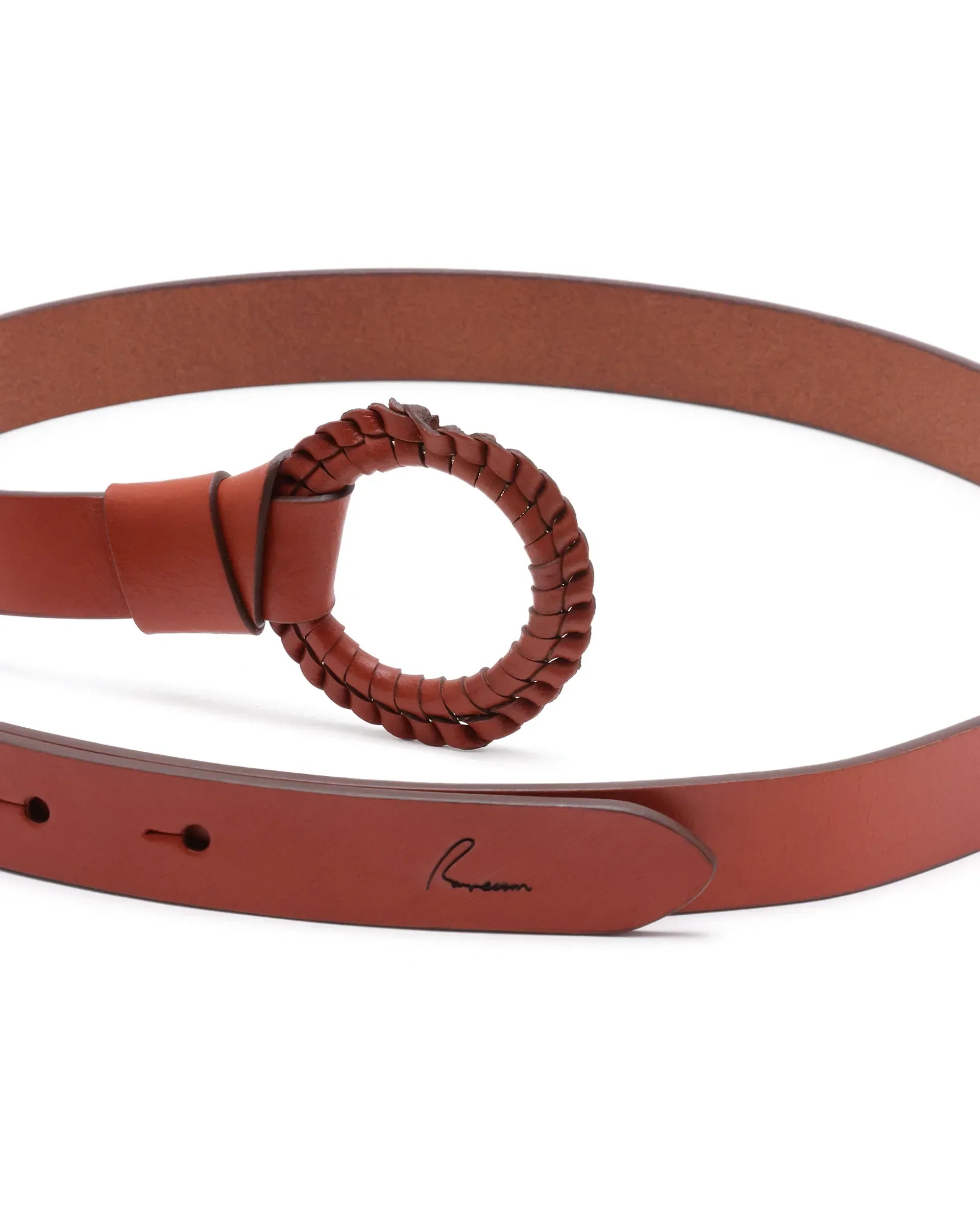 Rareism Women Crystal Tan Belt