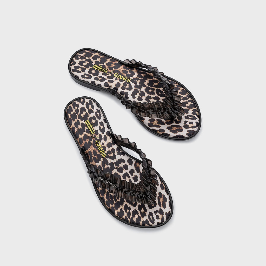 Melissa x Ganni Flip Flop Slim - Black