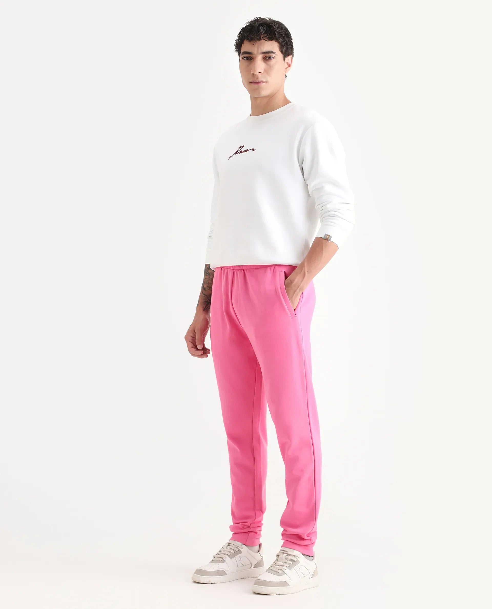Joggers  Flame Pink Men