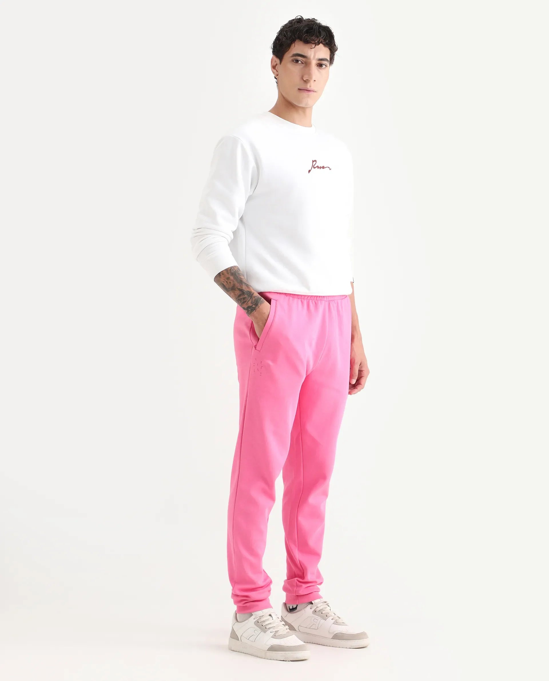 Joggers  Flame Pink Men
