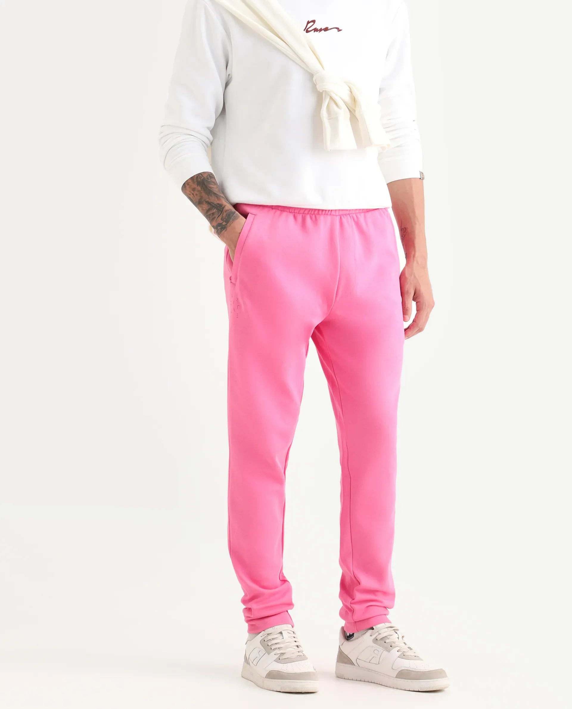 Joggers  Flame Pink Men