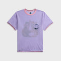 Adrian Cashmere Symbiosis Tee - Purple