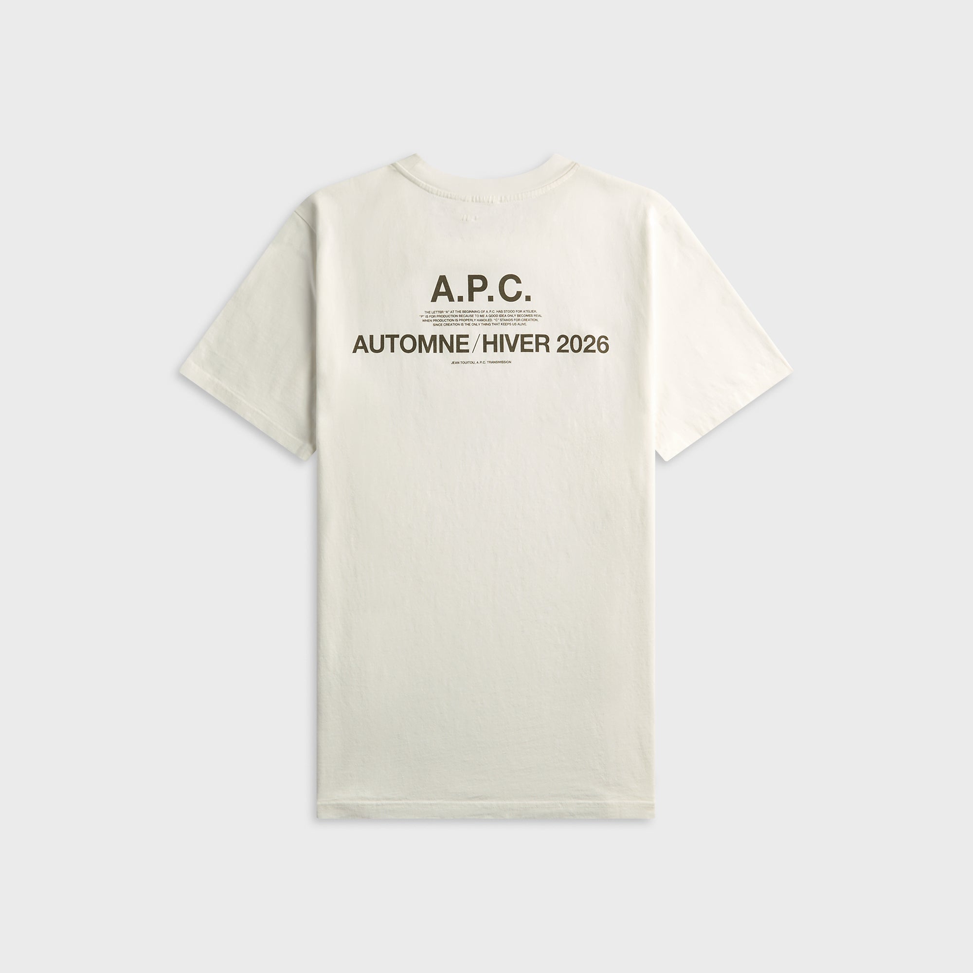 A.P.C. Autumn 26 Tee - Off White