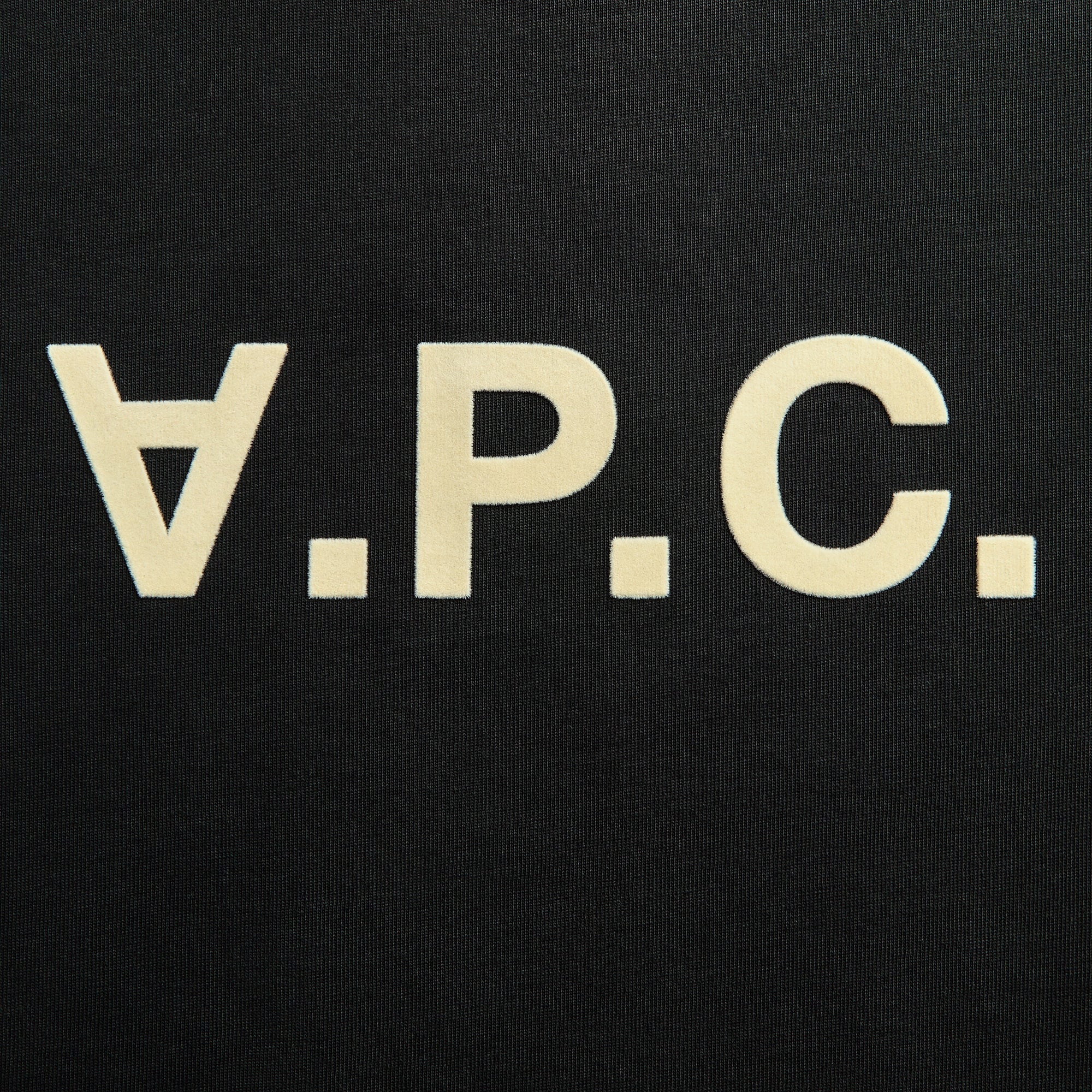 A.P.C. Standard Grand VPC Tee - Faux Noir / Ecru