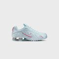 Nike Shox R4 - Glacier Blue / White / University Red / Metallic Silver