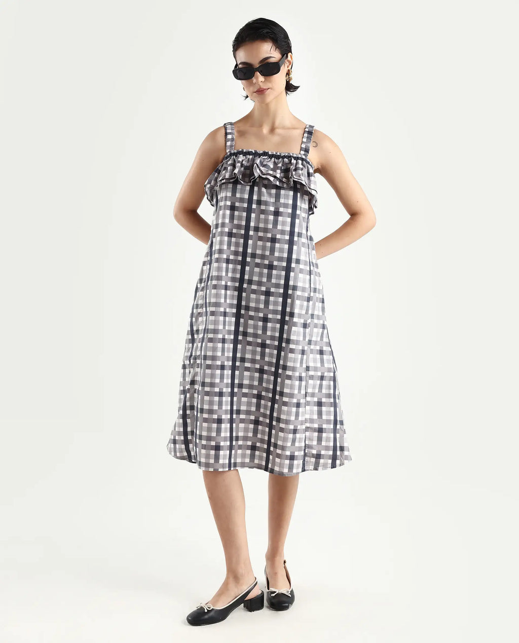 Rareism Women's Aurya Grey Dress