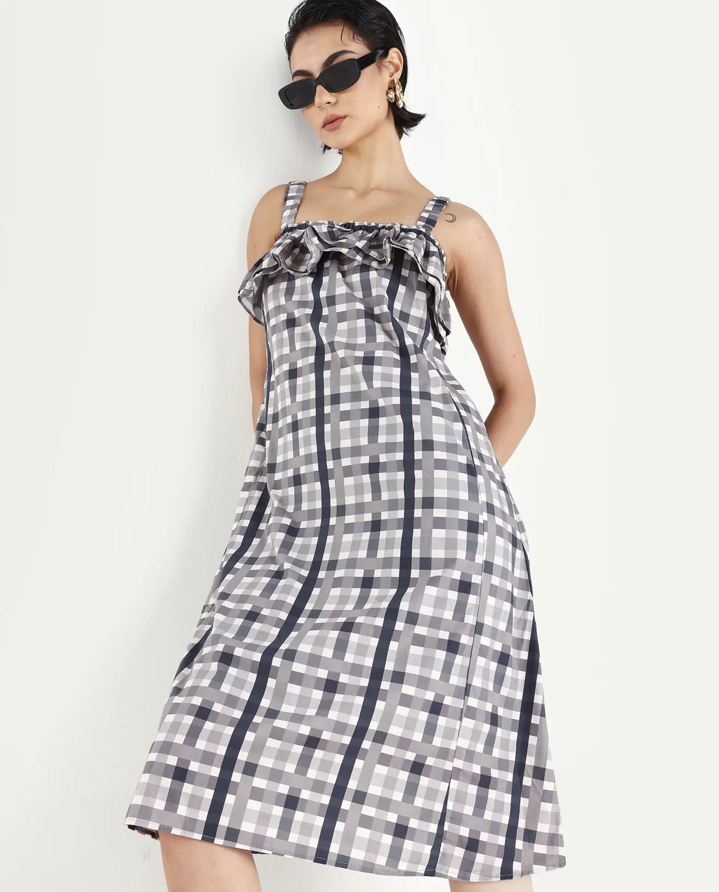 Rareism Women's Aurya Grey Dress