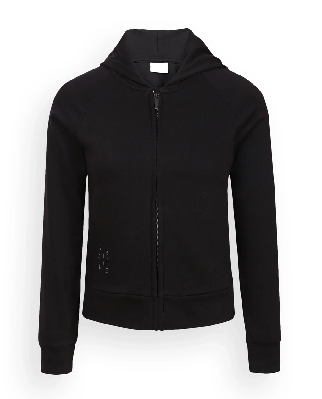 Rareism Women's Medium Weight Terry 290 Gsm Cotton Blend Hooded Plain Regular Fit Jacket