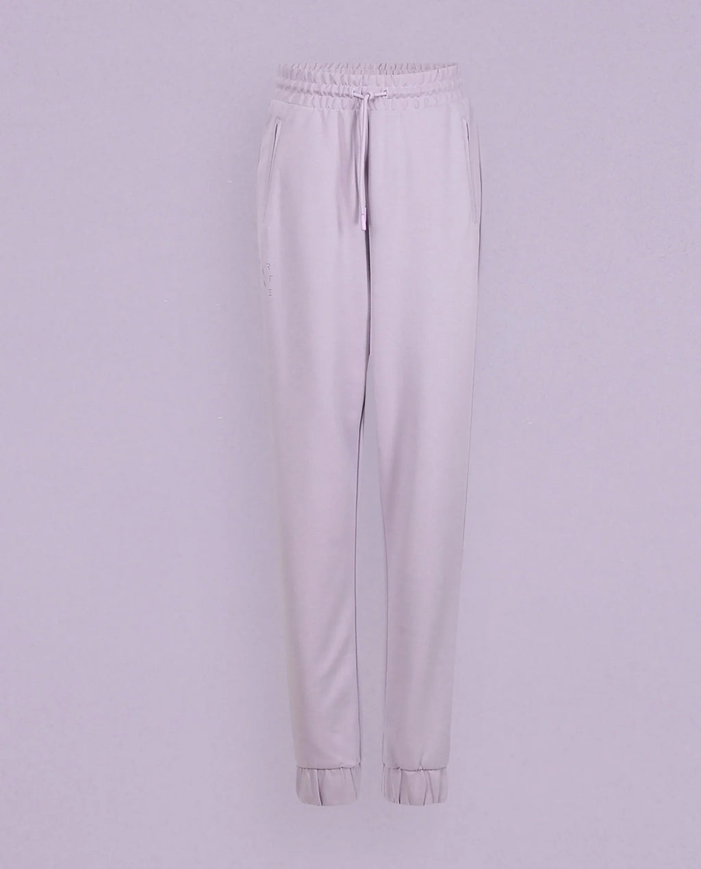 Rareism Women's Heavy Weight Interlock 340 Gsm Cotton Blend Plain Ankle Length Relaxed Fit Track Pant
