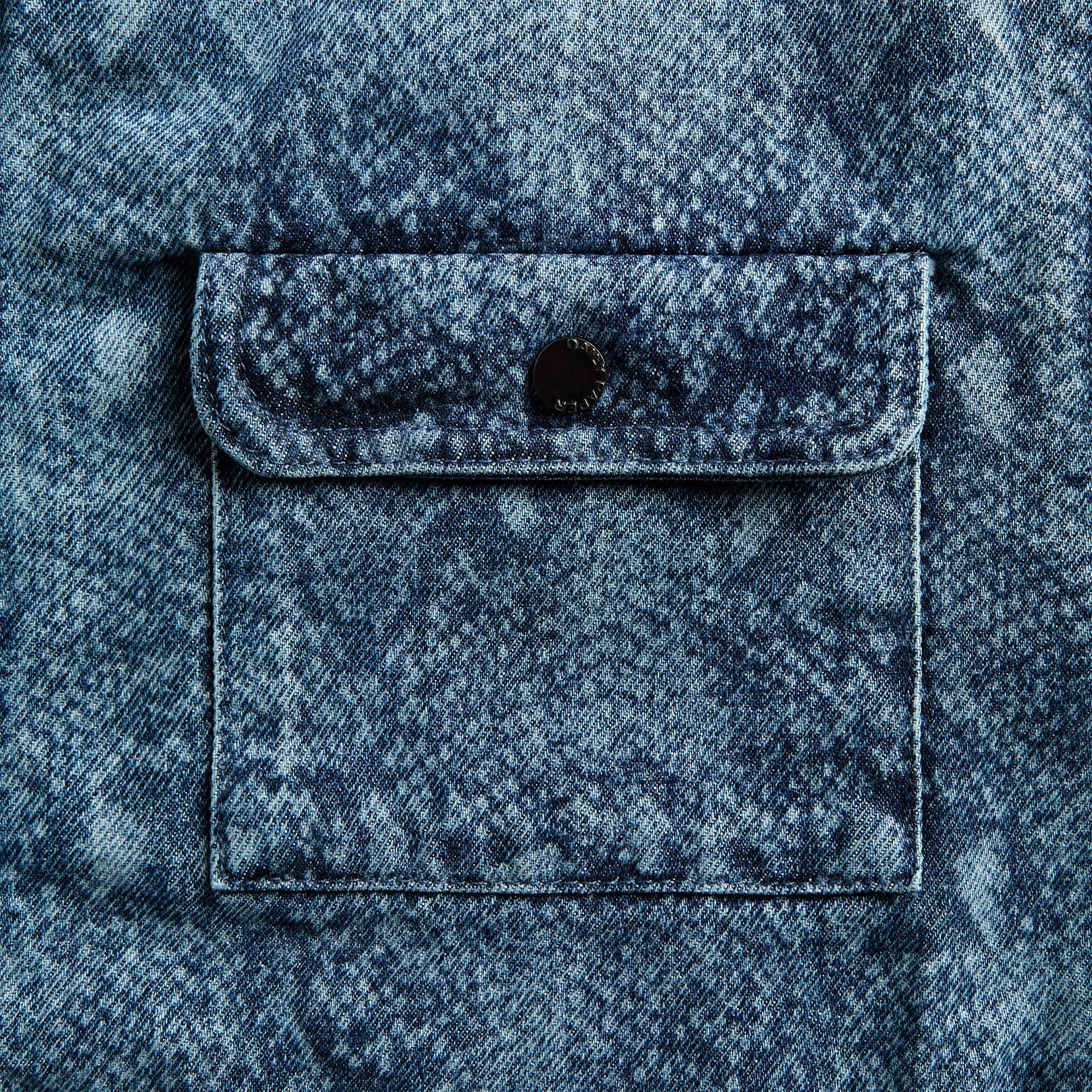 Daily Paper Snake Laser Rahul Denim Shirt - Blue