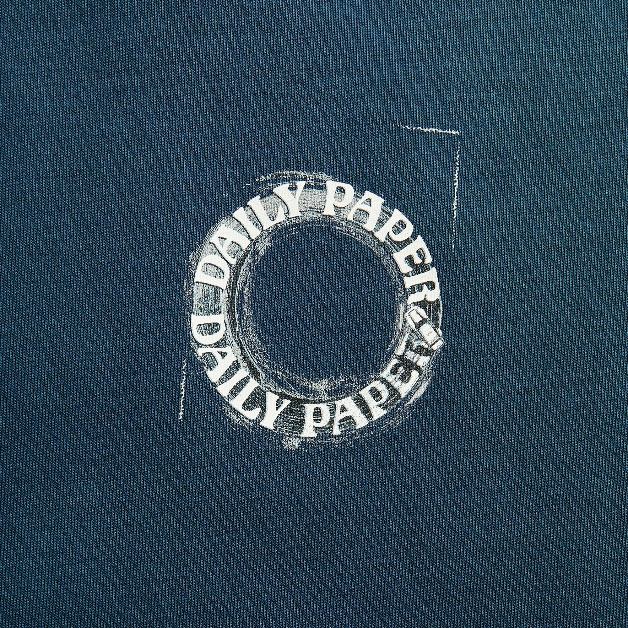 Daily Paper Orbit Drift Short Sleeve Tee - Blue Wing Teal