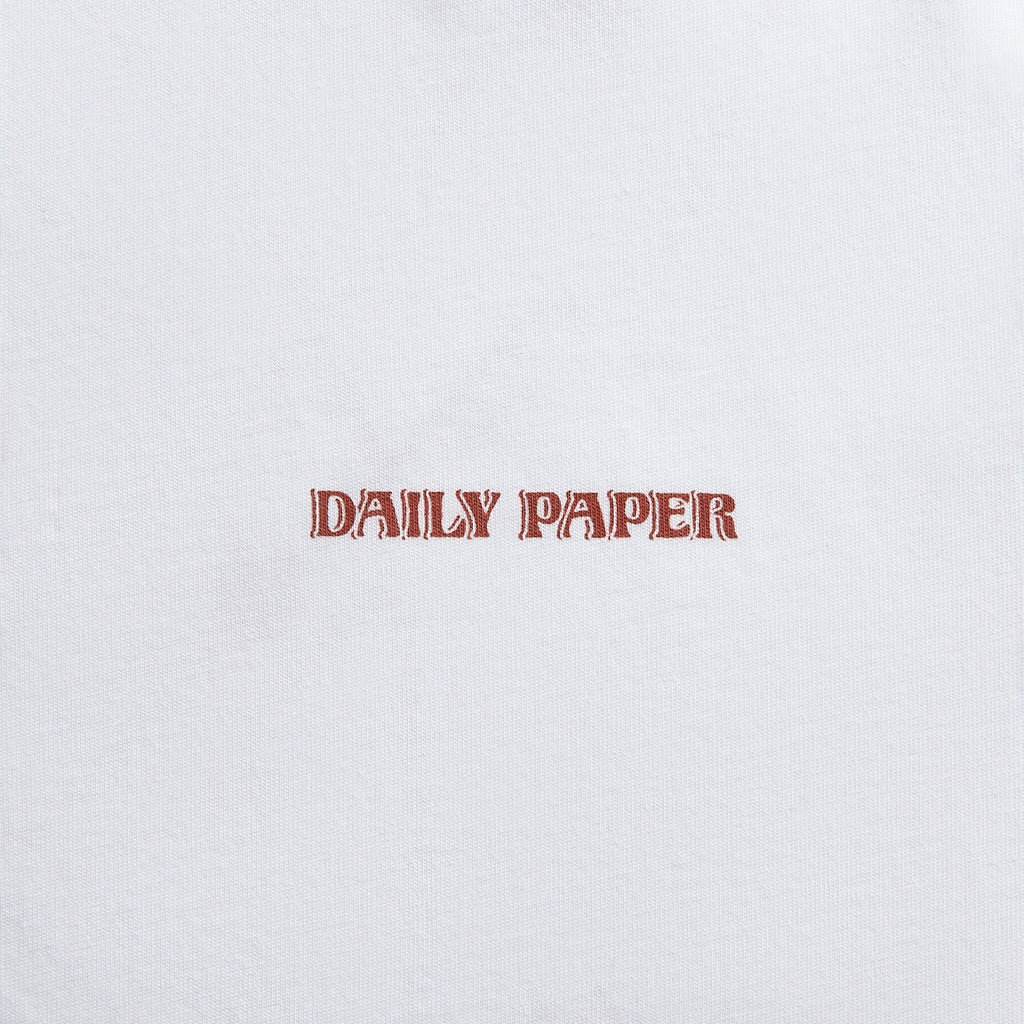 Daily Paper Safari Rally Short Sleeve Tee - White