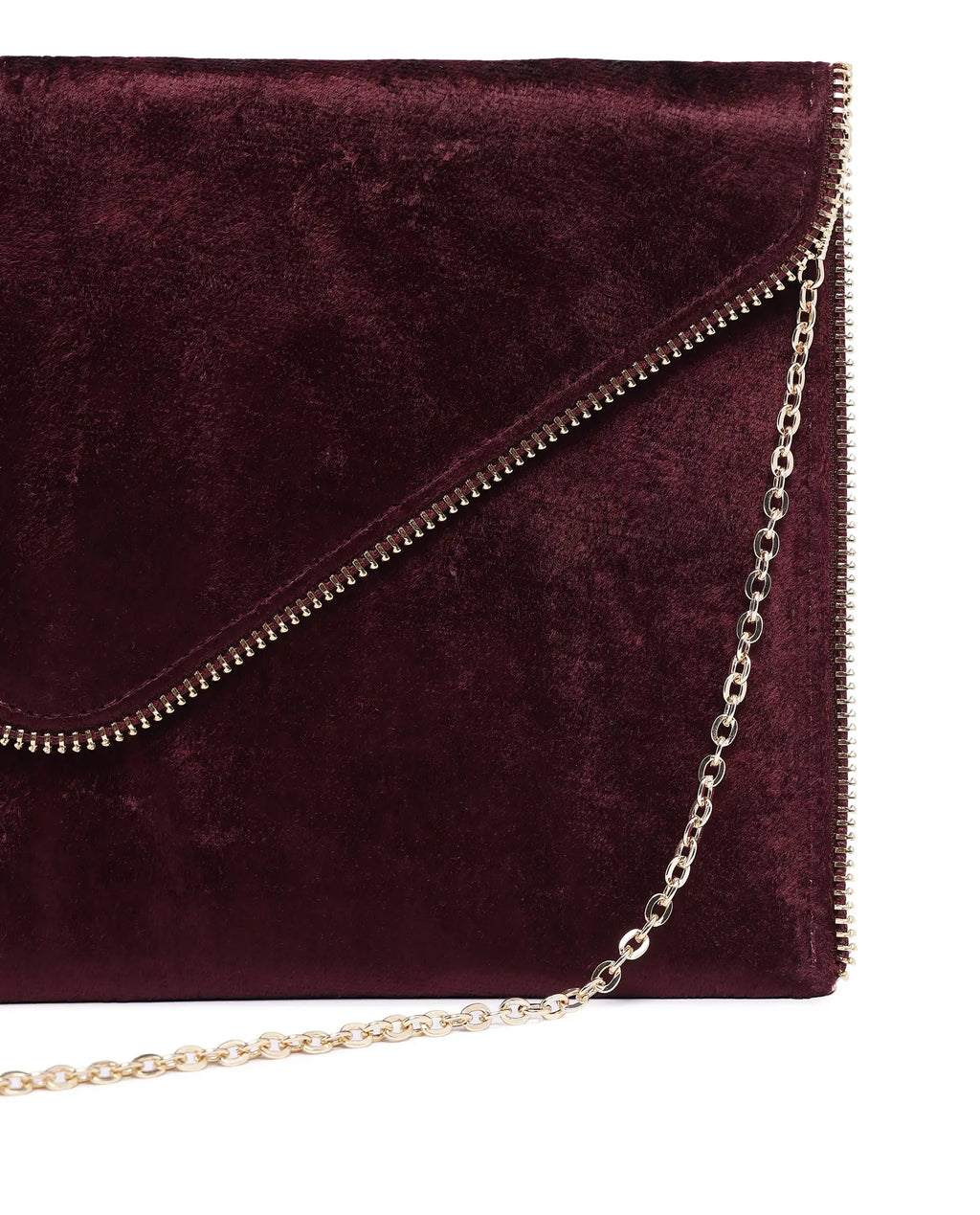 Rareism Women Diva Dark Maroon Plain Bag