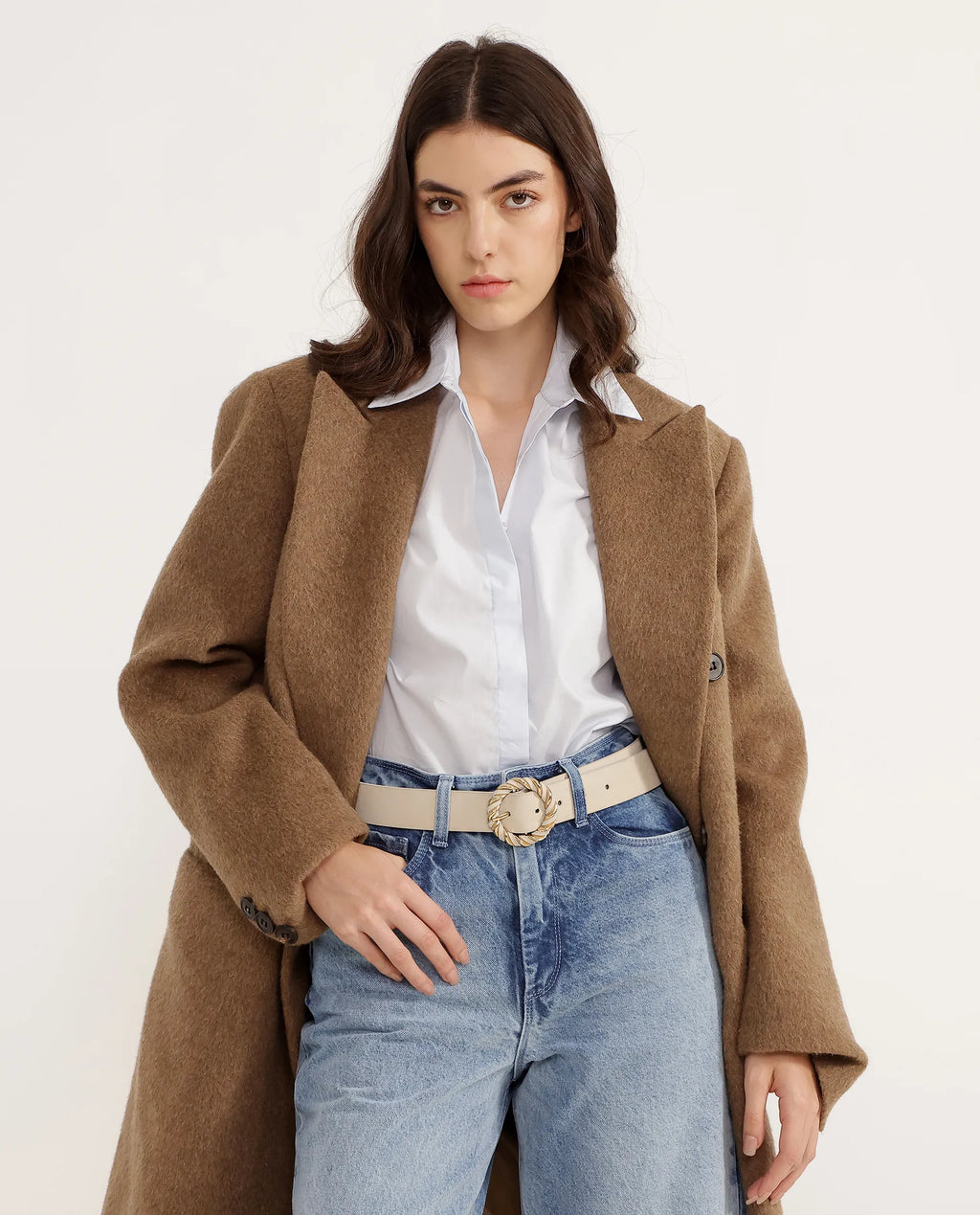 Rareism Women Ember Beige Belt
