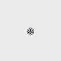 GOOD ART HLYWD Cutout Ball Stud Earring - Silver