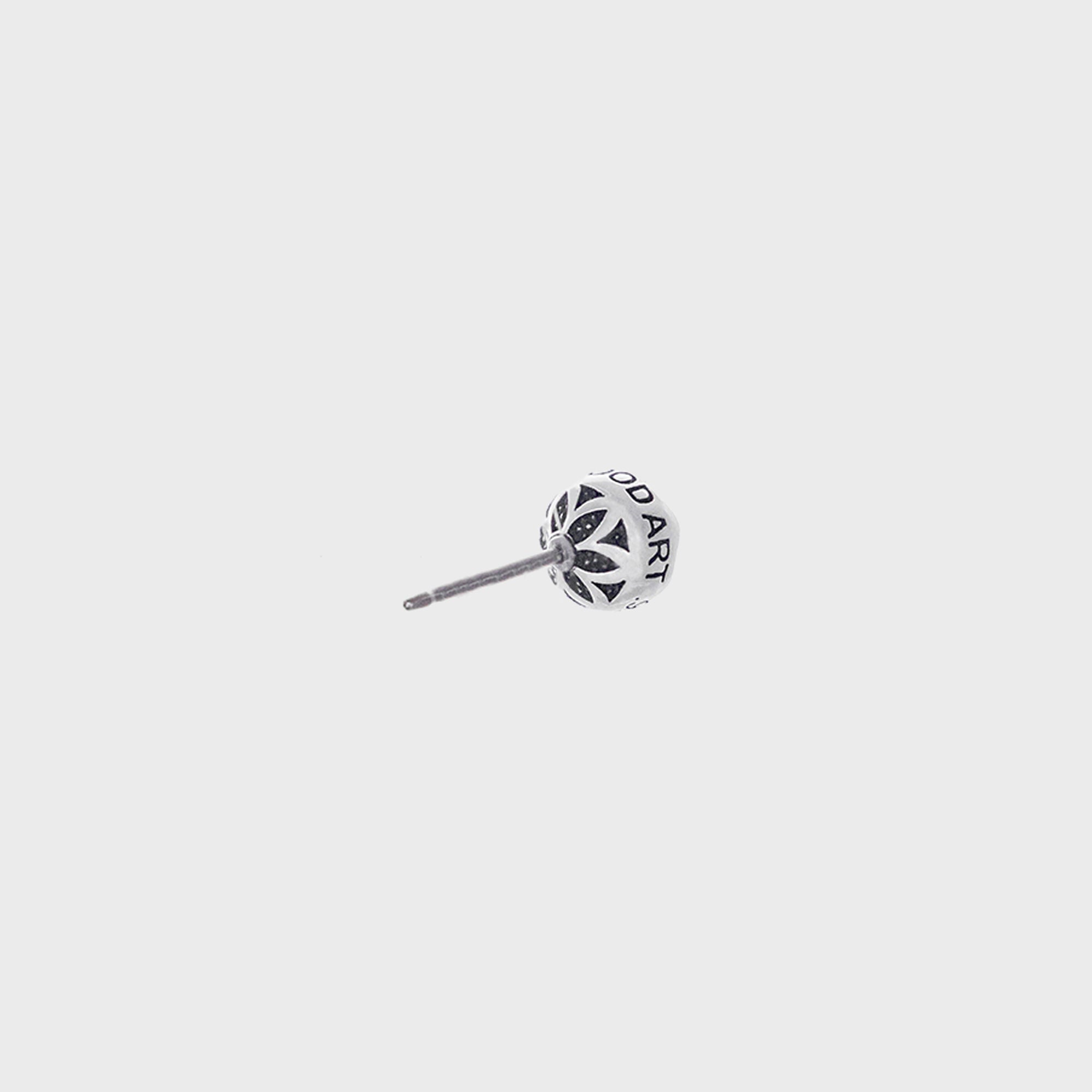 GOOD ART HLYWD Cutout Ball Stud Earring - Silver