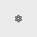 GOOD ART HLYWD Fancy Cutout Stud Earring - Silver