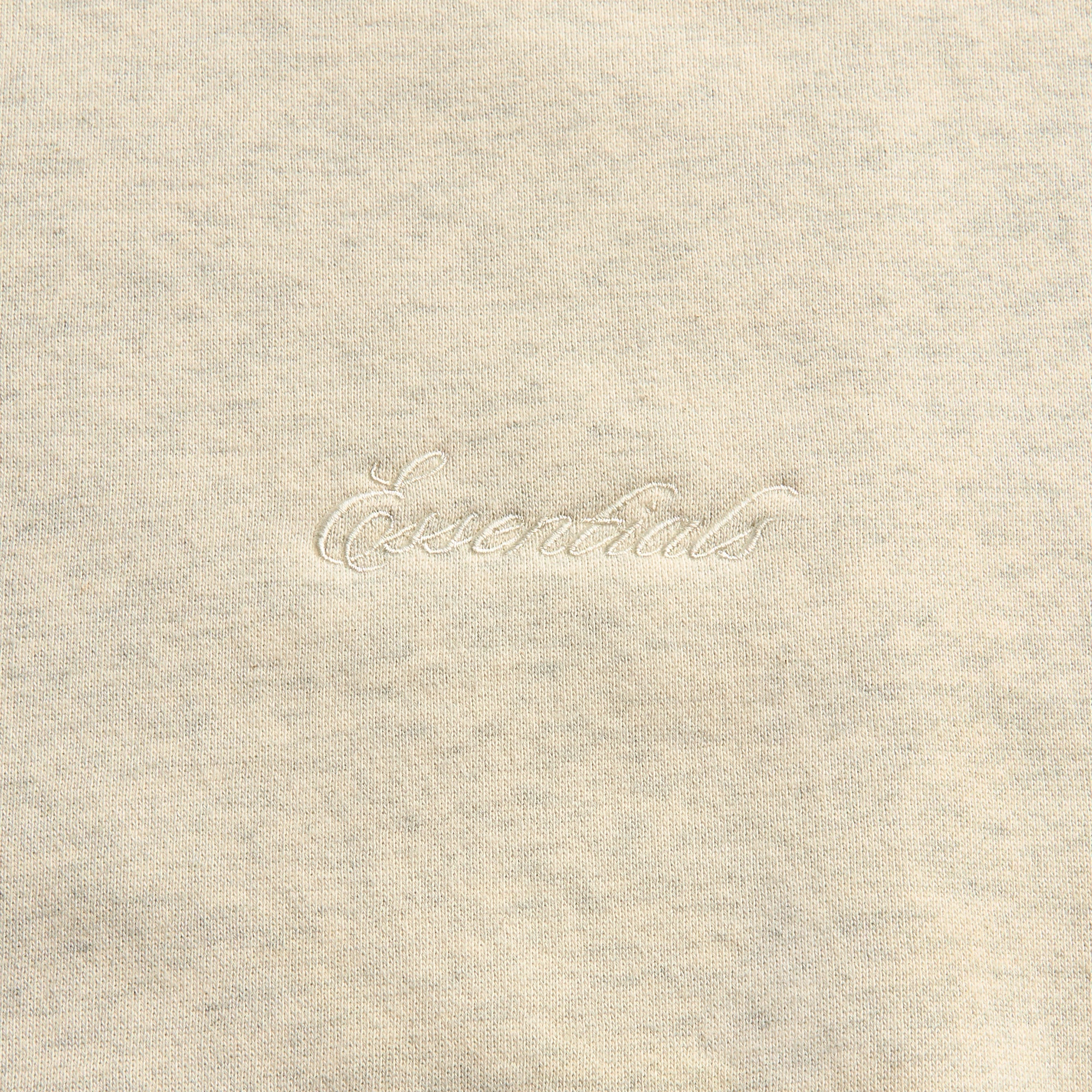 Essentials Signature 90s Polo Sweatshirt - Oatmeal Heather / Light Heather