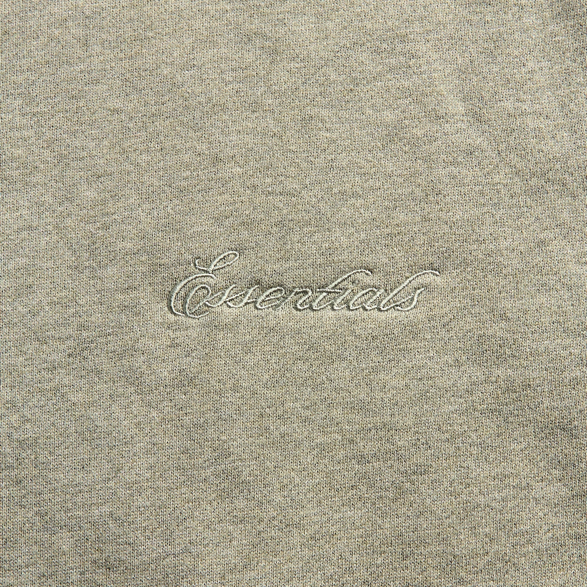 Essentials Signature Classic Full Zip Hoodie - Concrete Heather / Dark Concrete Heather