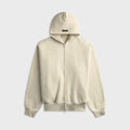 Essentials Signature Classic Full Zip Hoodie - Oatmeal Heather / Light Heather
