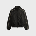 Essentials Suede Fleece Signature Modern Track Jacket - Vintage Black