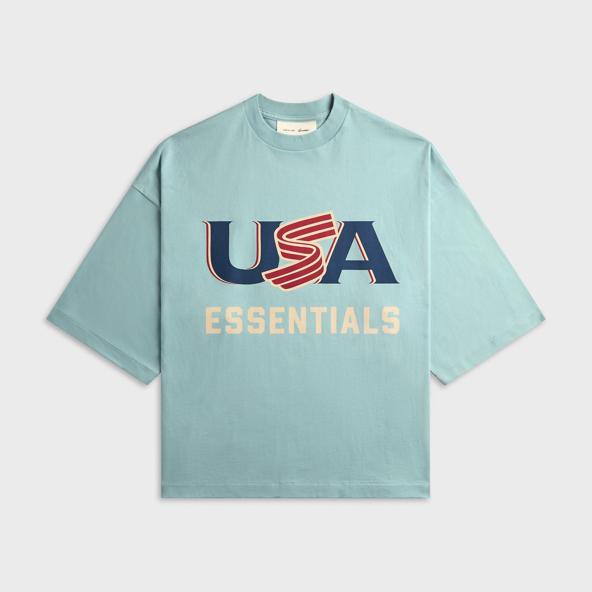 Essentials USA Baseball Merch Tee - Stone Blue