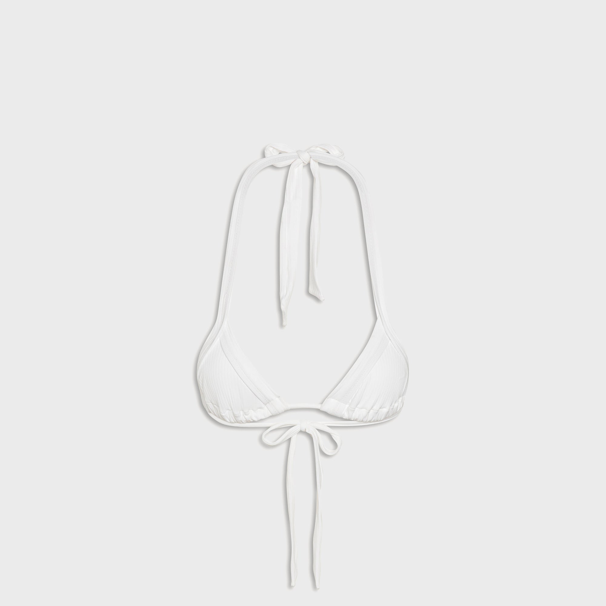 Frankies Bikinis x Paige Lorenze Taite Ribbed Bikini Top - Marry Me