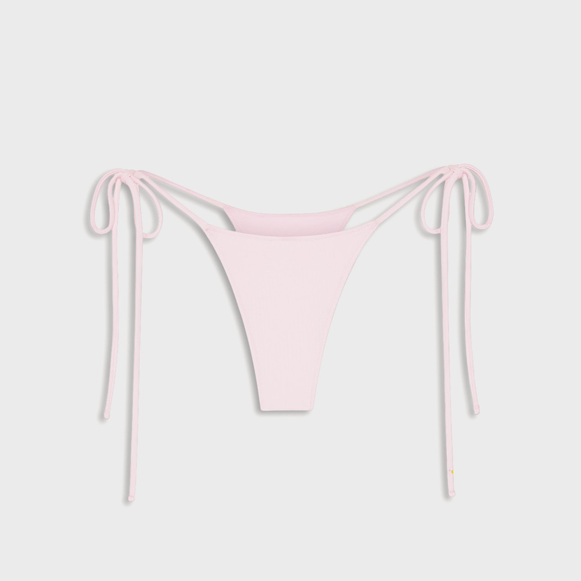 Frankies Bikinis x Paige Lorenze Divine Ribbed Bikini Bottom - Blushing