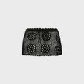 Frankies Bikinis Arlo Crochet Mini Skirt - Black