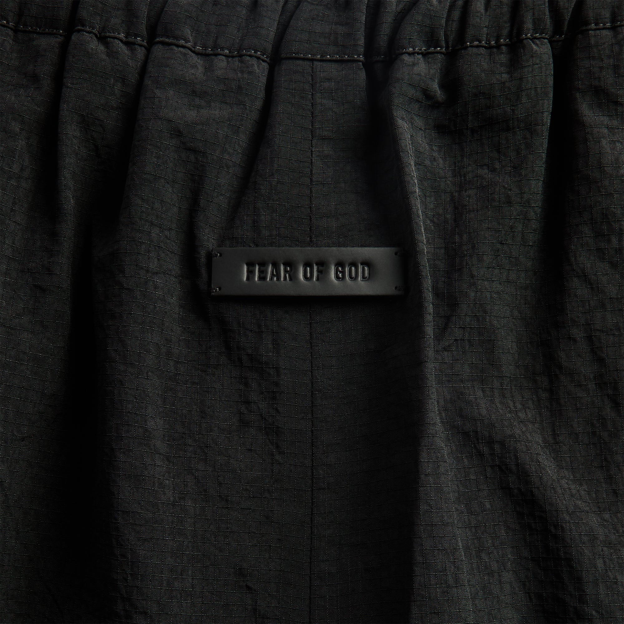 Fear Of God Nylon Taffeta Padded Sport Short - Black