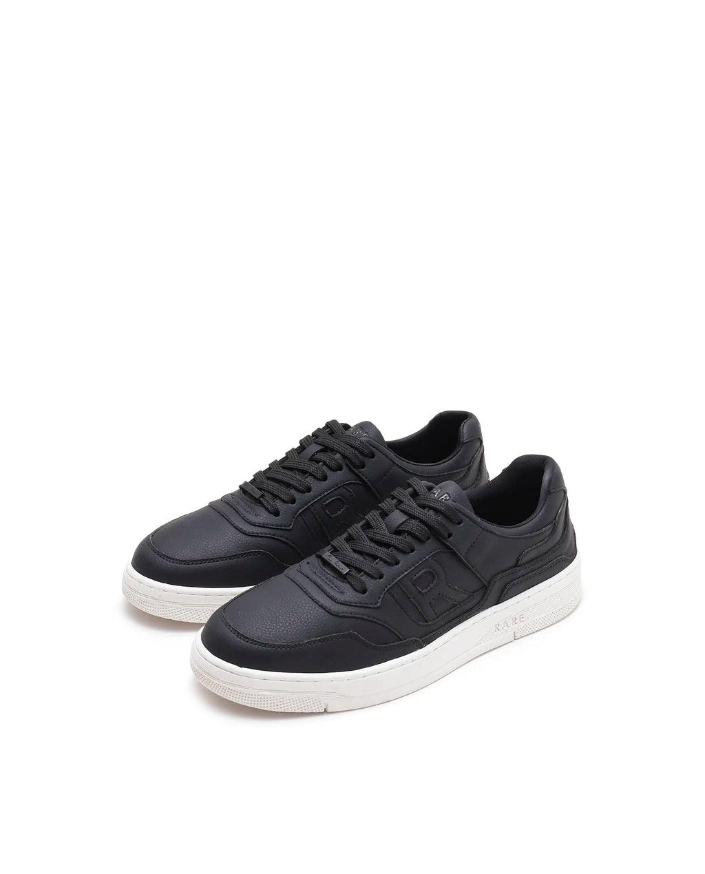 Rarez Men's Gabrix Black Regular Micro Fiber Sneaker
