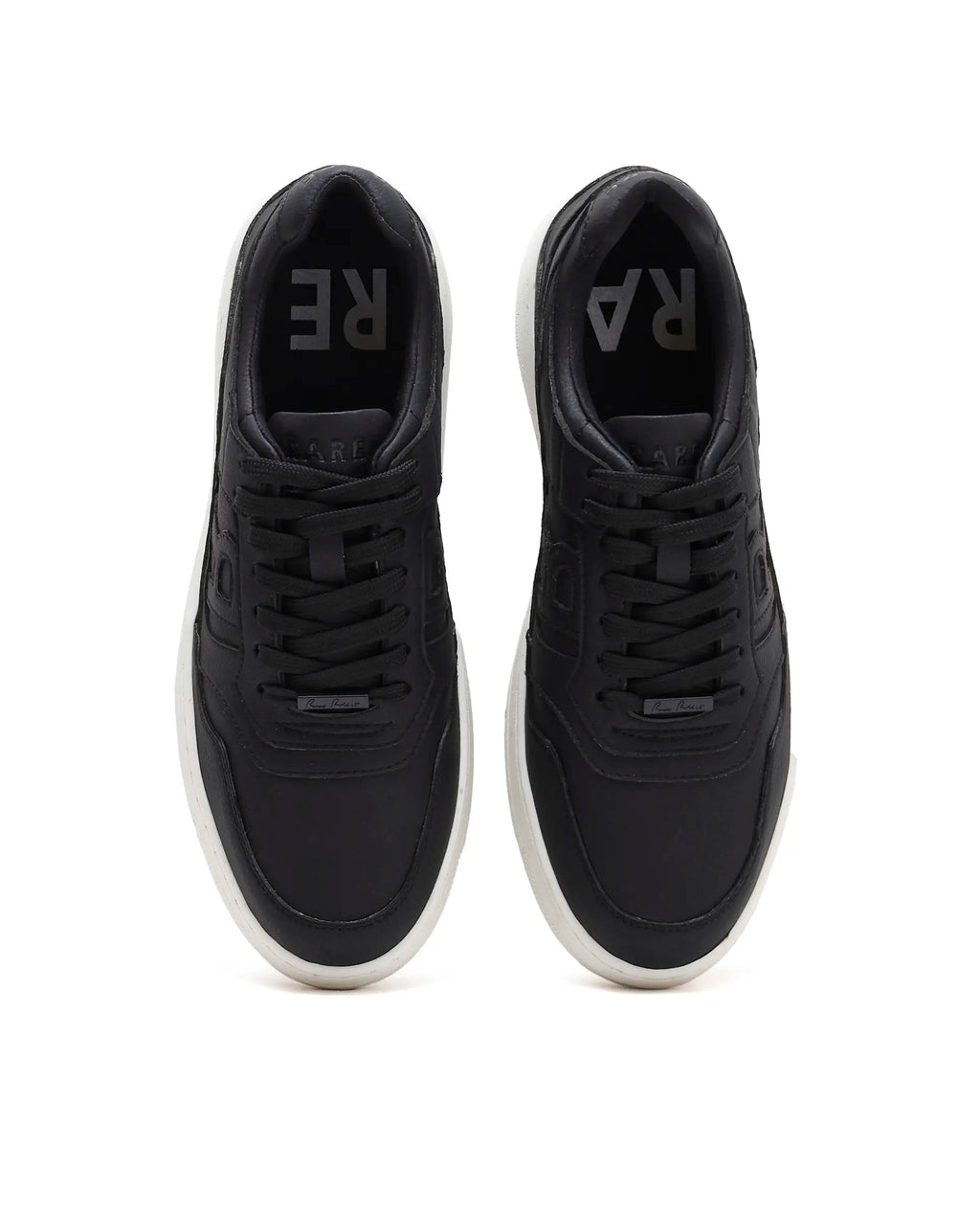 Rarez Men's Gabrix Black Regular Micro Fiber Sneaker