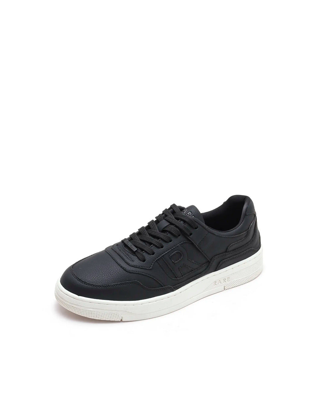 Rarez Men's Gabrix Black Regular Micro Fiber Sneaker