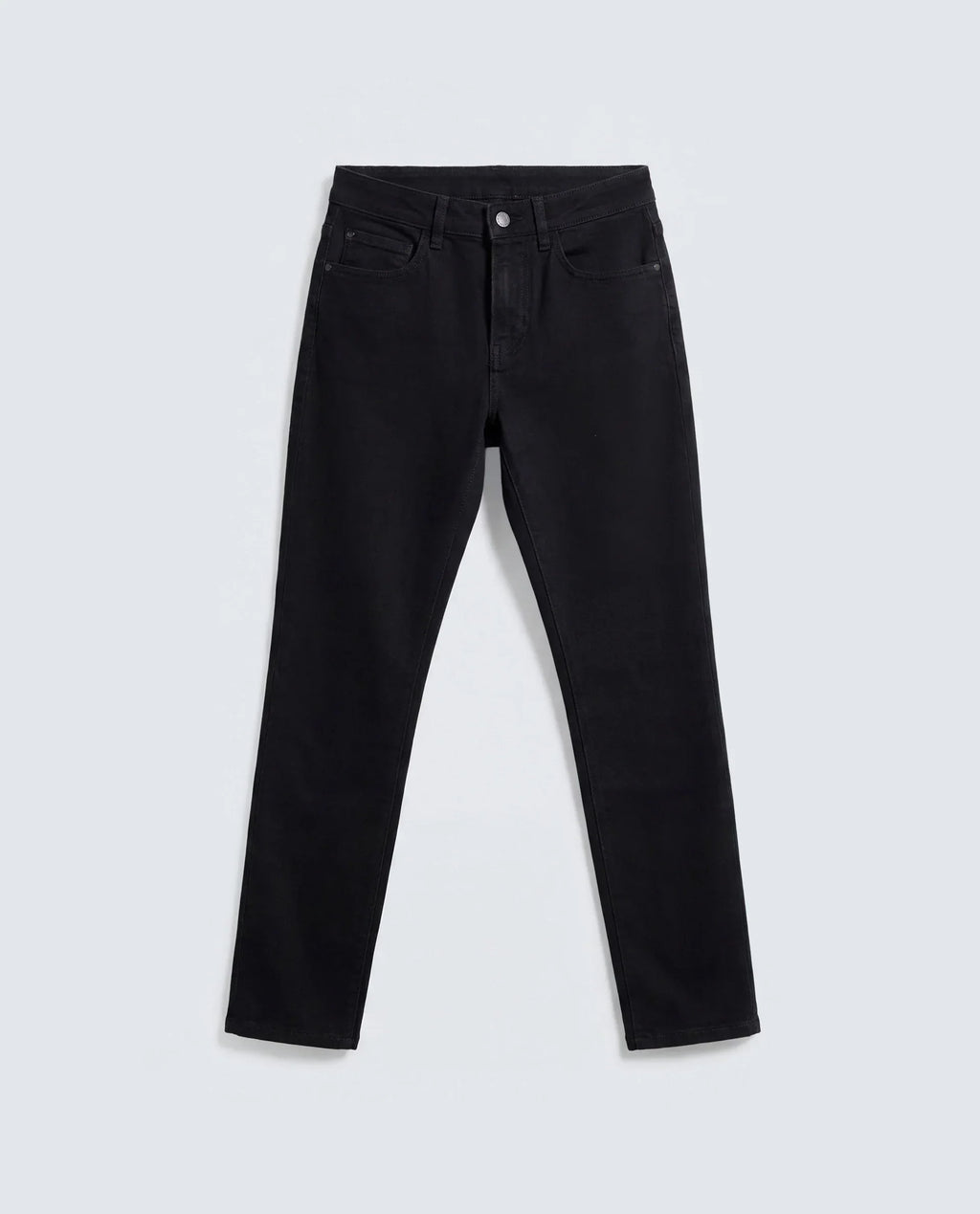 Rareism Women's Skenyob Black Cotton Blend Skinny Fit Plain Jeans