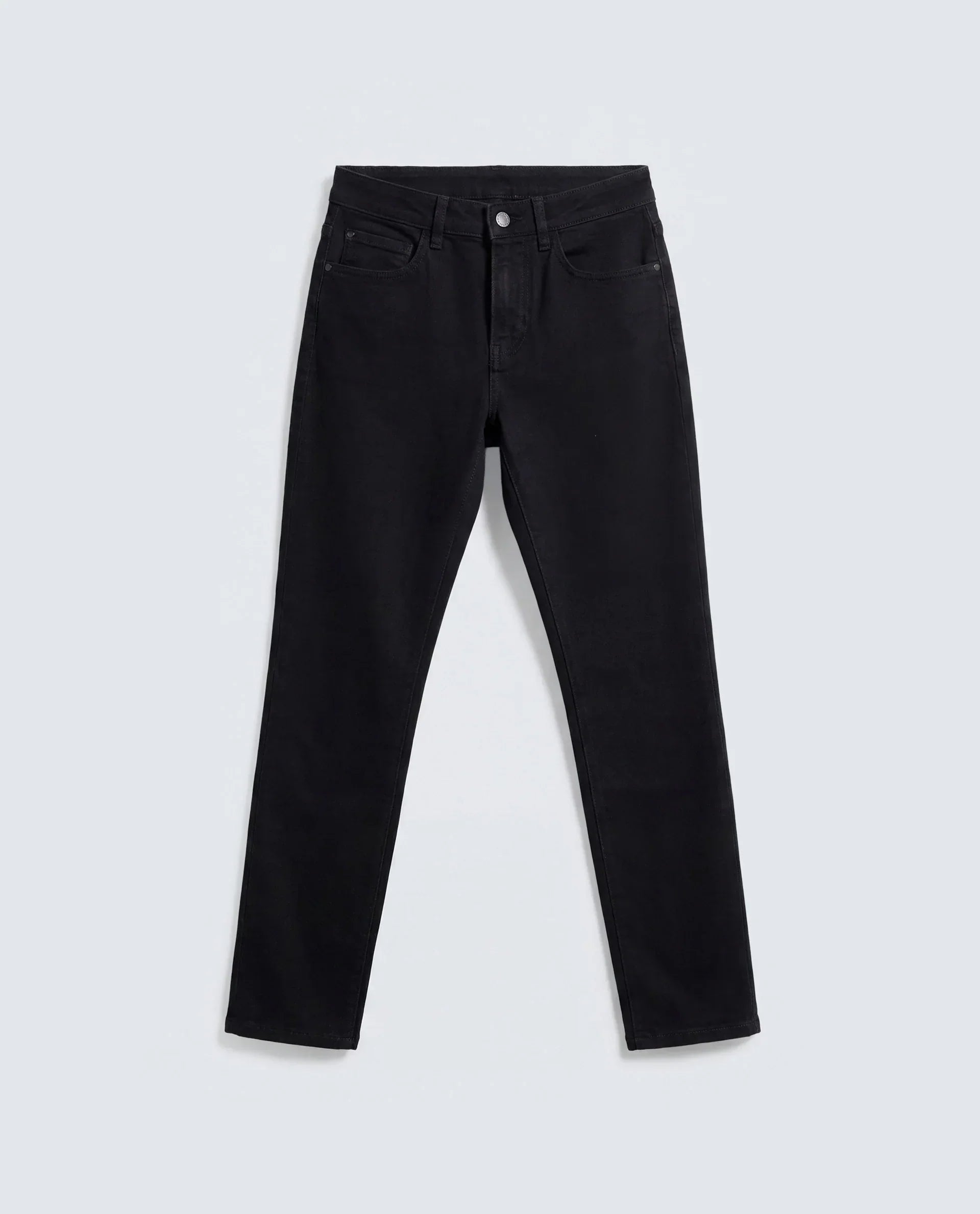 Rareism Women's Skenyob Black Cotton Blend Skinny Fit Plain Jeans