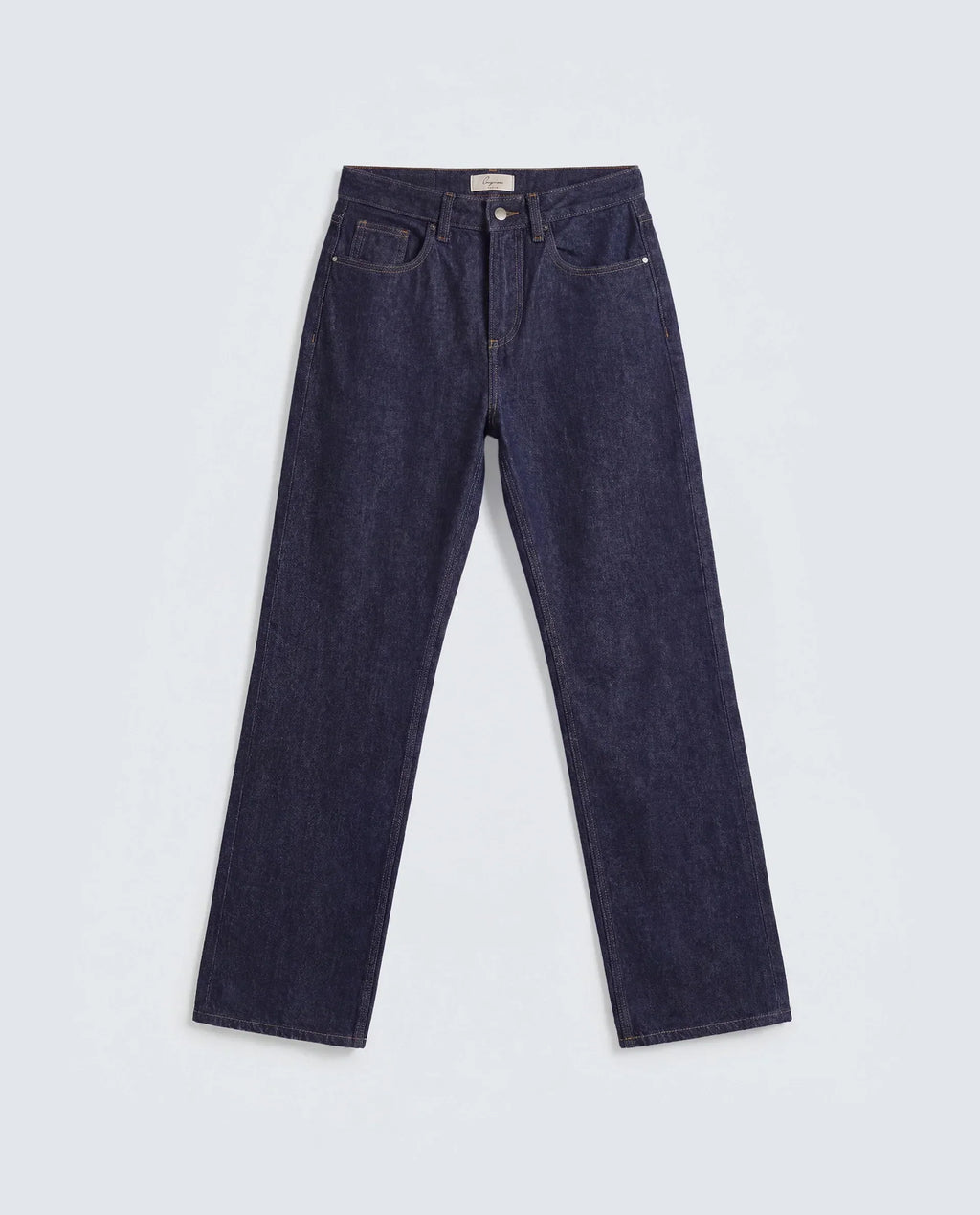 Rareism Women's Starlin Dark Navy Cotton Blend Straight Fit Plain Jeans