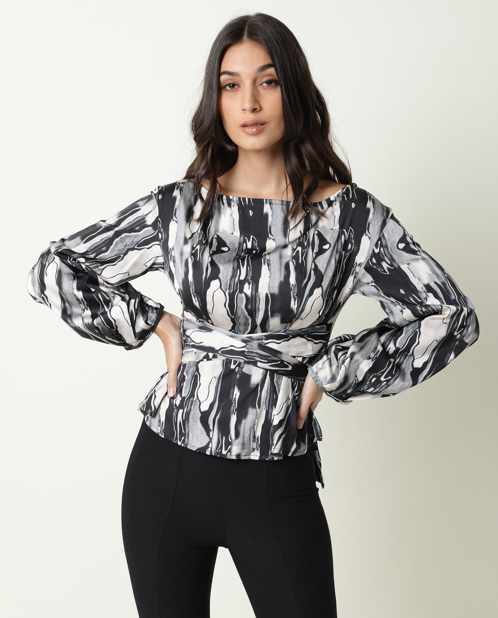 Rareism Women's Germa Black Top