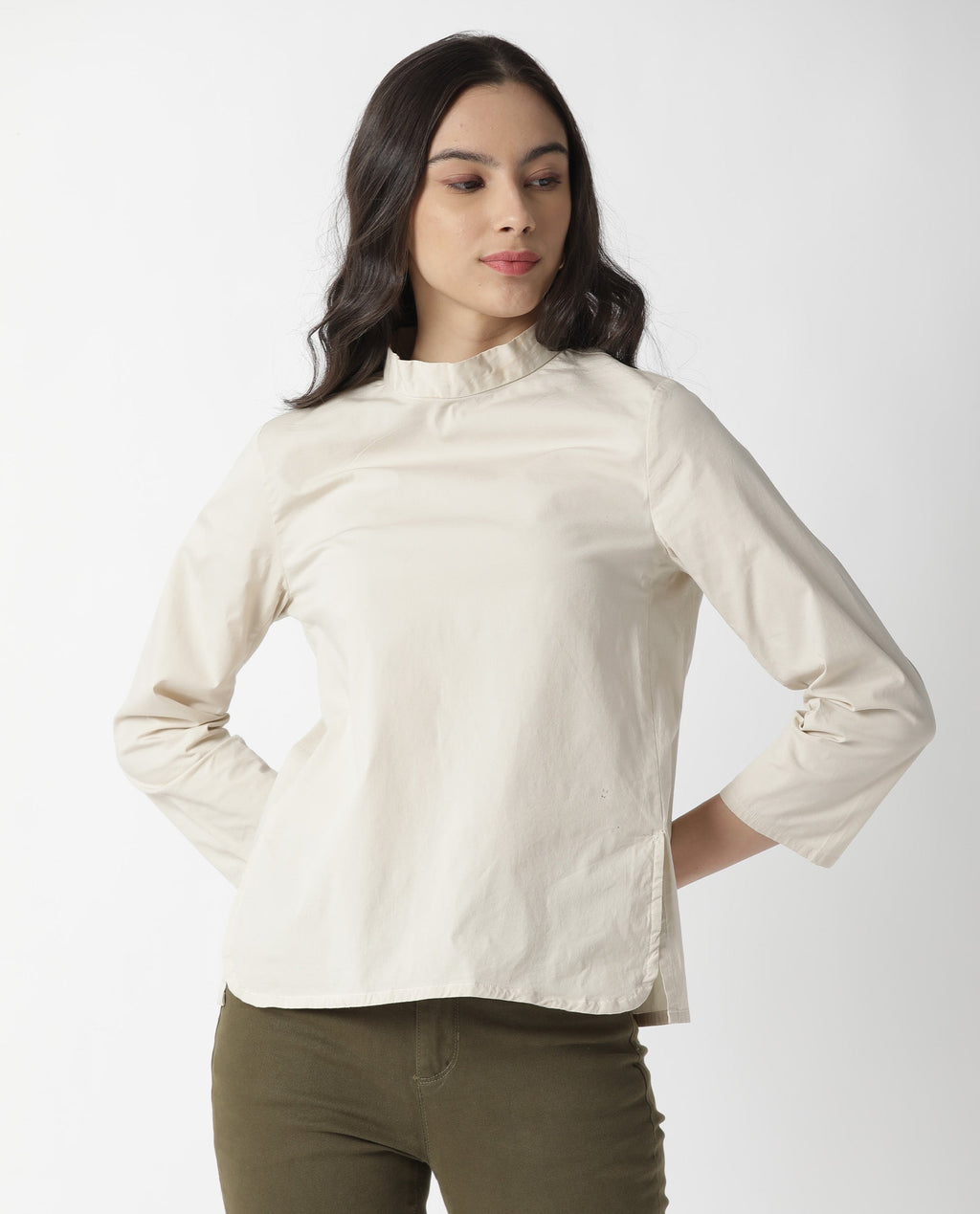 Rareism Women's Monet Beige Top