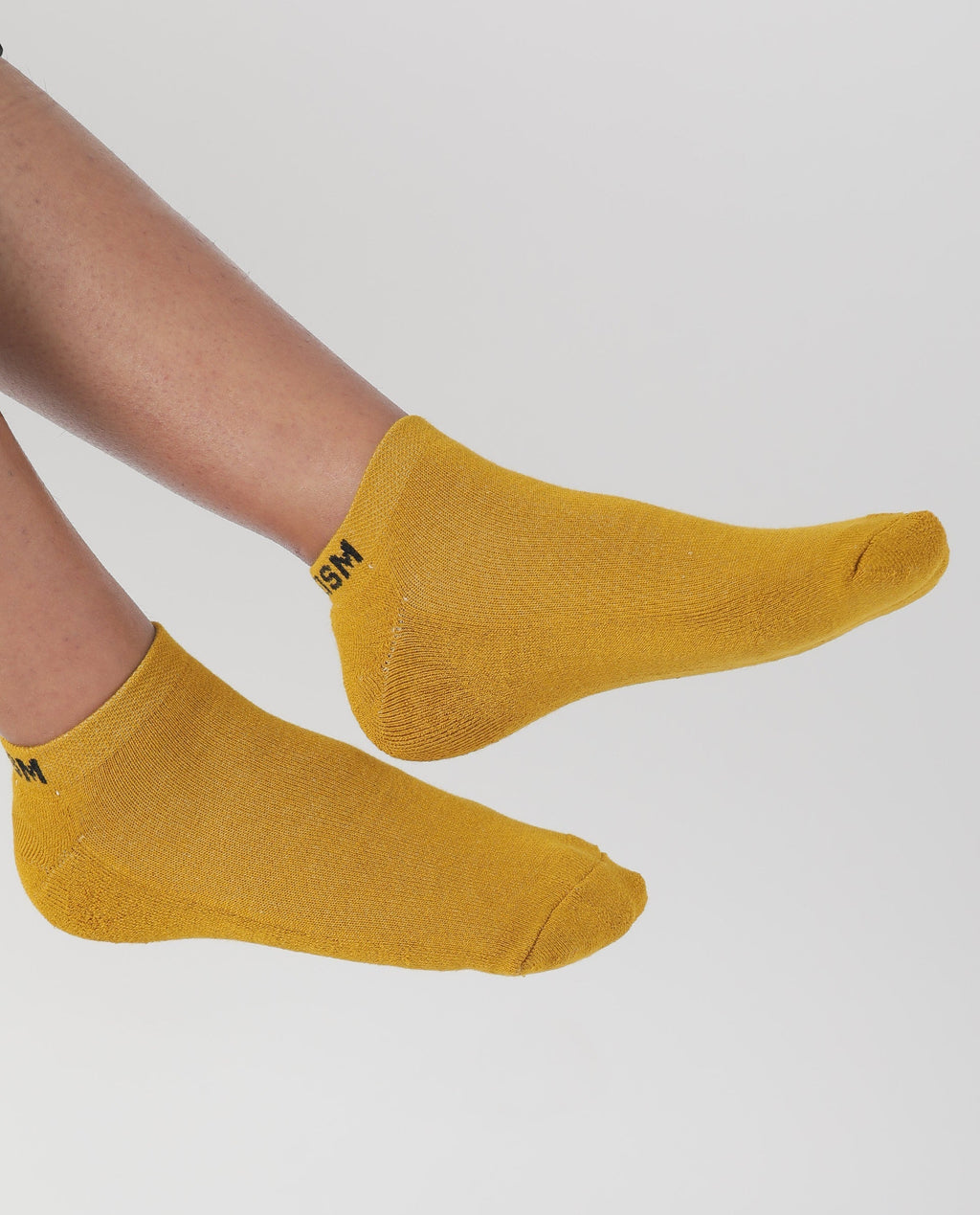 Rareism Womens Socks Mustard Organic Bamboo Fabric Low Ankle
