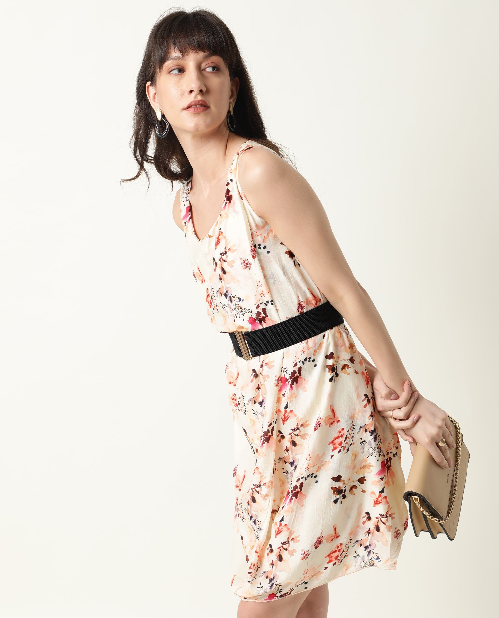 Rareism Women's Savana Beige Dress