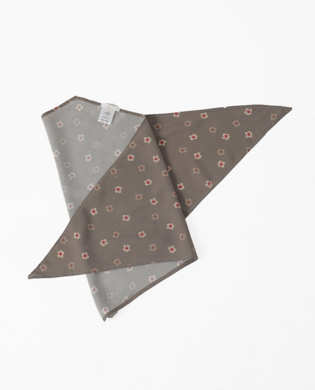 Rareism Women's Rixley Grey Floral Print Scarf