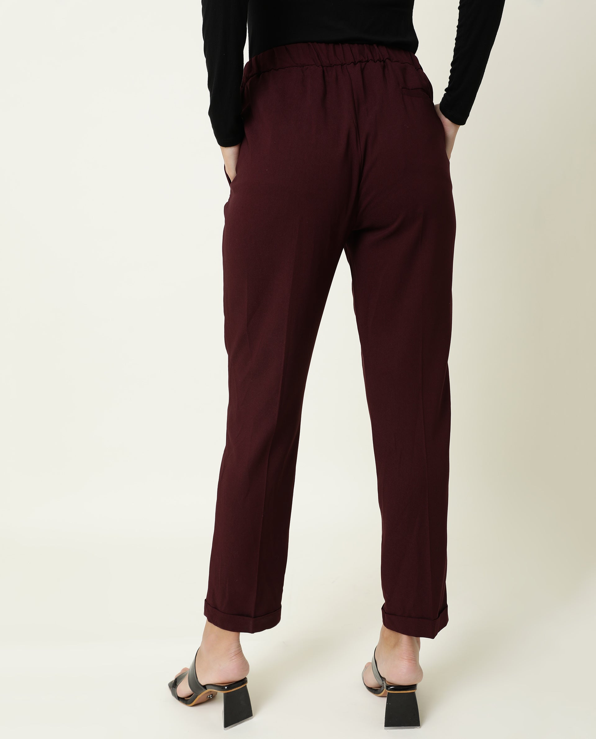 Women's Uniform Maroon Trouser