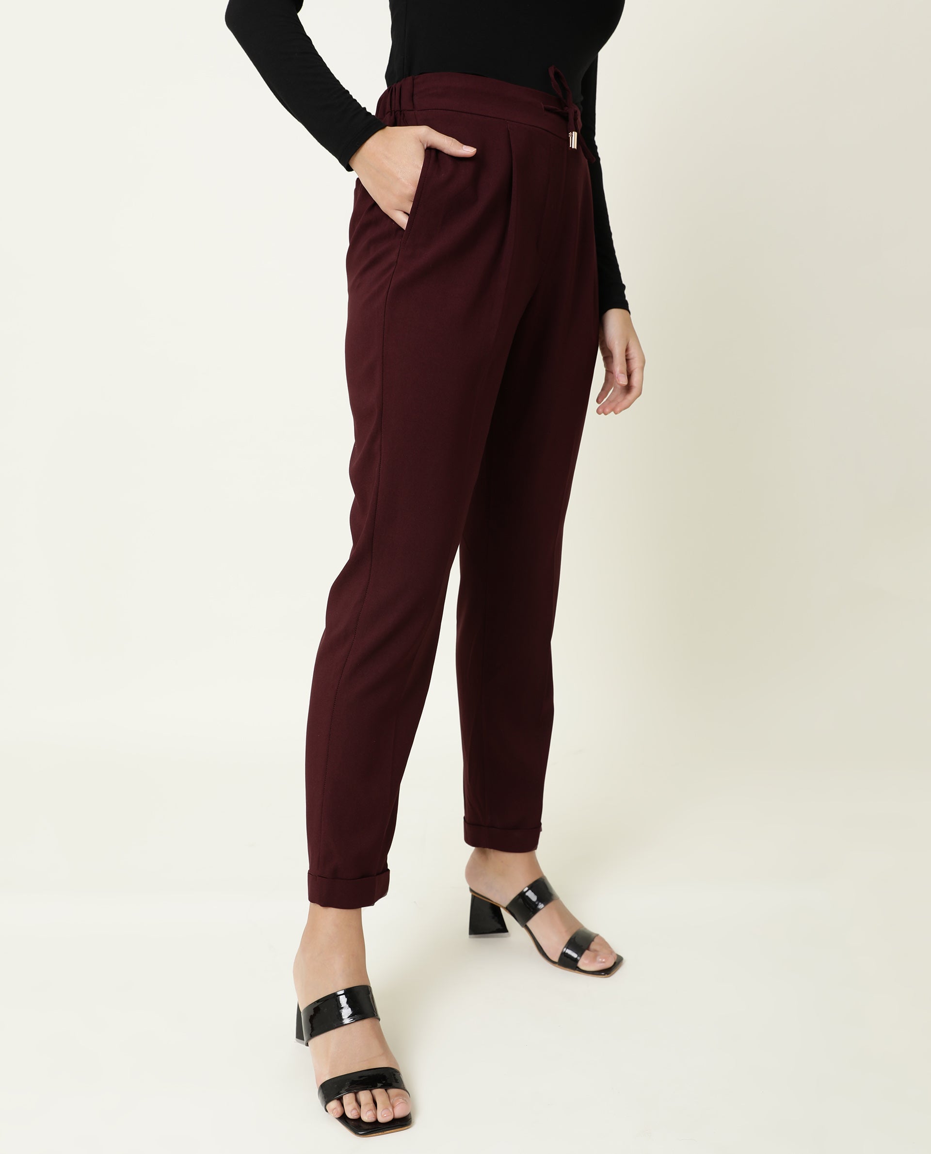 Women's Uniform Maroon Trouser