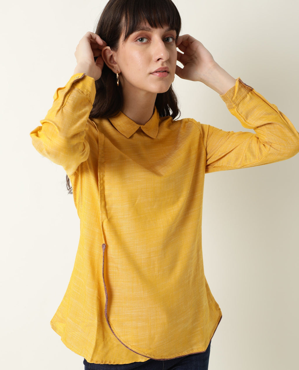 Rareism Women's Kara Yellow Top