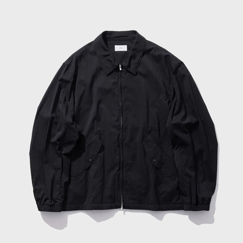 ATON Mat Airly Nylon Flight Jacket - Black