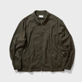 ATON Mat Airly Nylon Flight Jacket - Khaki