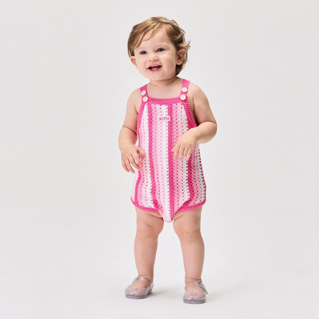 Kith Baby Open Knit Romper - Canna